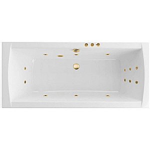 Ванна акриловая Excellent Aquaria Lux Slim SMART WAEX.AQU18S.SMART.GL 180x80 белая с гидромассажем купить в интернет-магазине Sanbest