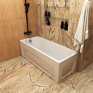 Акриловая ванна Timo MIKA1670 160x70 белая купить в интернет-магазине Sanbest