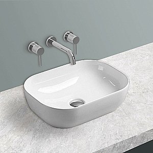 Раковина накладная Vincea 45,5 VBS-102 белая купить в интернет-магазине Sanbest