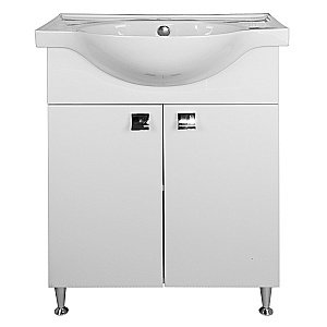 Тумба с раковиной Loranto Стиль София CS00073483 60 белая для ванной в интернет-магазине Sanbest