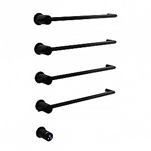 Полотенцесушитель электрический ABBER Charme AH4004MB черный матовый купить в интернет-магазине сантехники Sanbest