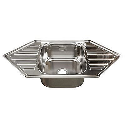 Мойка кухонная MIXLINE ML 532313 хром купить в интернет-магазине сантехники Sanbest