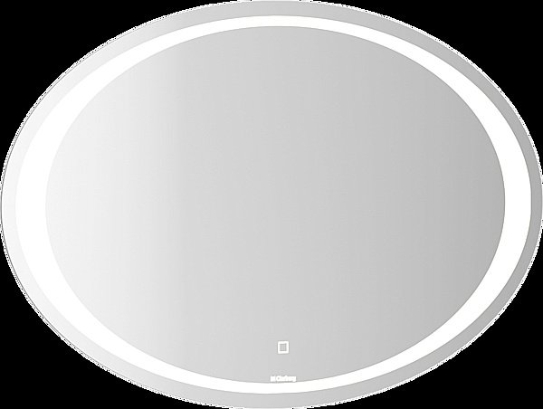 Зеркало с подсветкой Clarberg Elegance 100x65 в ванную от интернет-магазине сантехники Sanbest