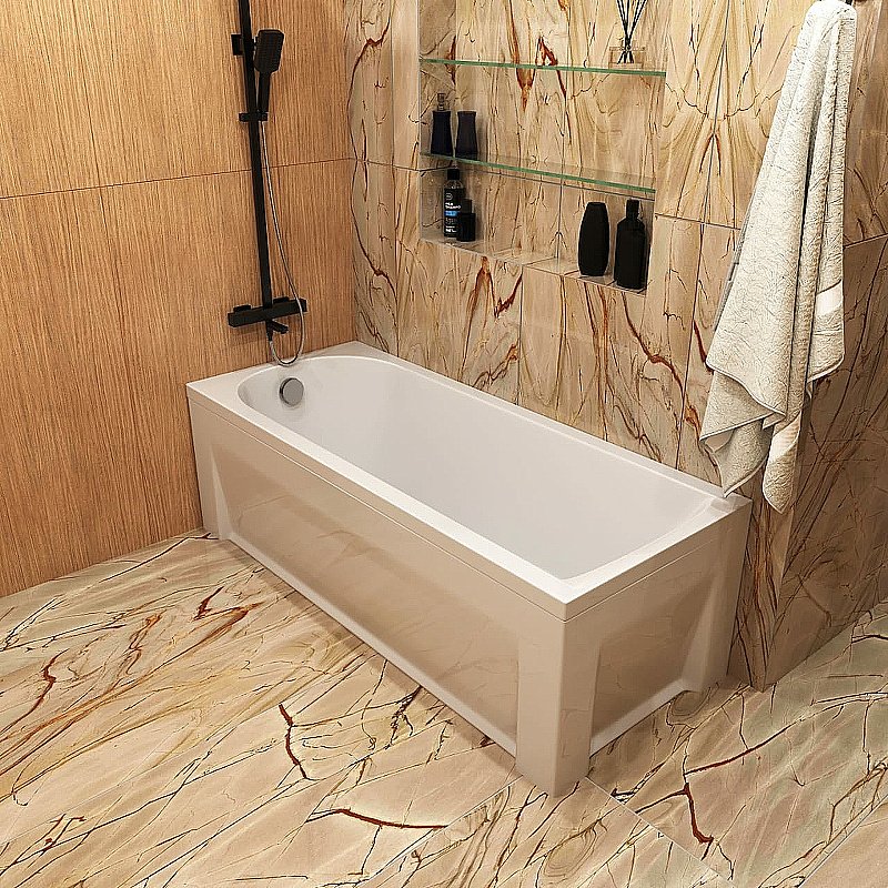 Акриловая ванна Timo MIKA1670 160x70 белая купить в интернет-магазине Sanbest