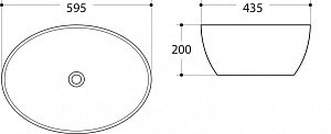 Раковина накладная Art&Max AM-78394 купить в интернет-магазине Sanbest