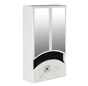 Зеркальный шкаф MIXLINE РАДУГА 528041 46 черный купить в интернет-магазине сантехники Sanbest