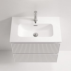 Тумба с раковиной Sancos Snob R SNR60/39W/CN7025 Bianco для ванной в интернет-магазине Sanbest