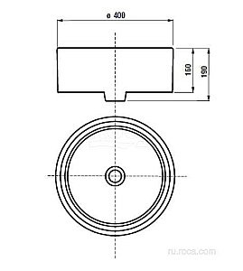 Раковина Roca Mila 40 32700C000 белая купить в интернет-магазине Sanbest
