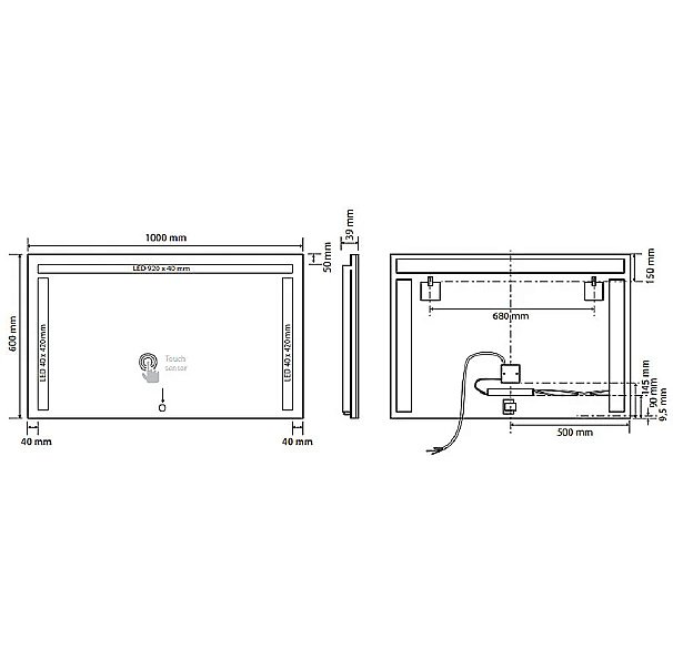 Зеркало Bemeta 101401137 хром в ванную от интернет-магазине сантехники Sanbest