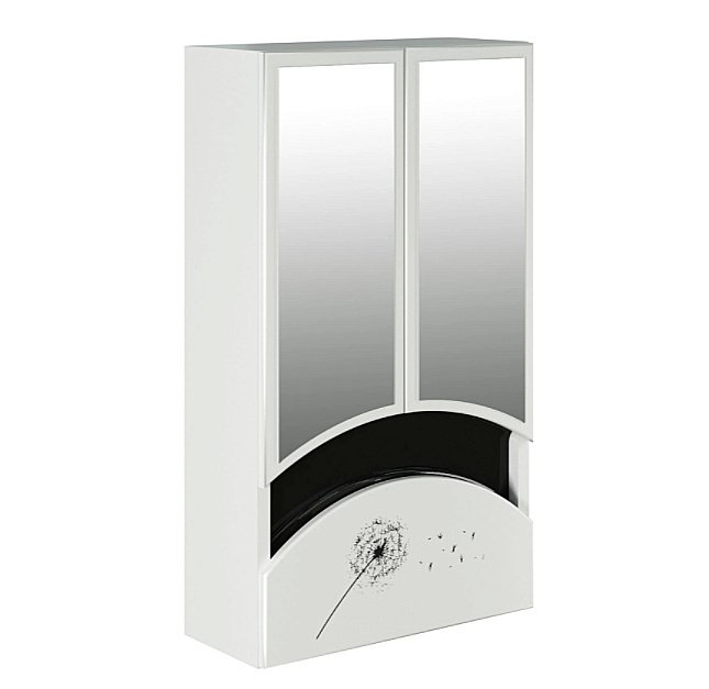 Зеркальный шкаф MIXLINE РАДУГА 528041 46 черный купить в интернет-магазине сантехники Sanbest