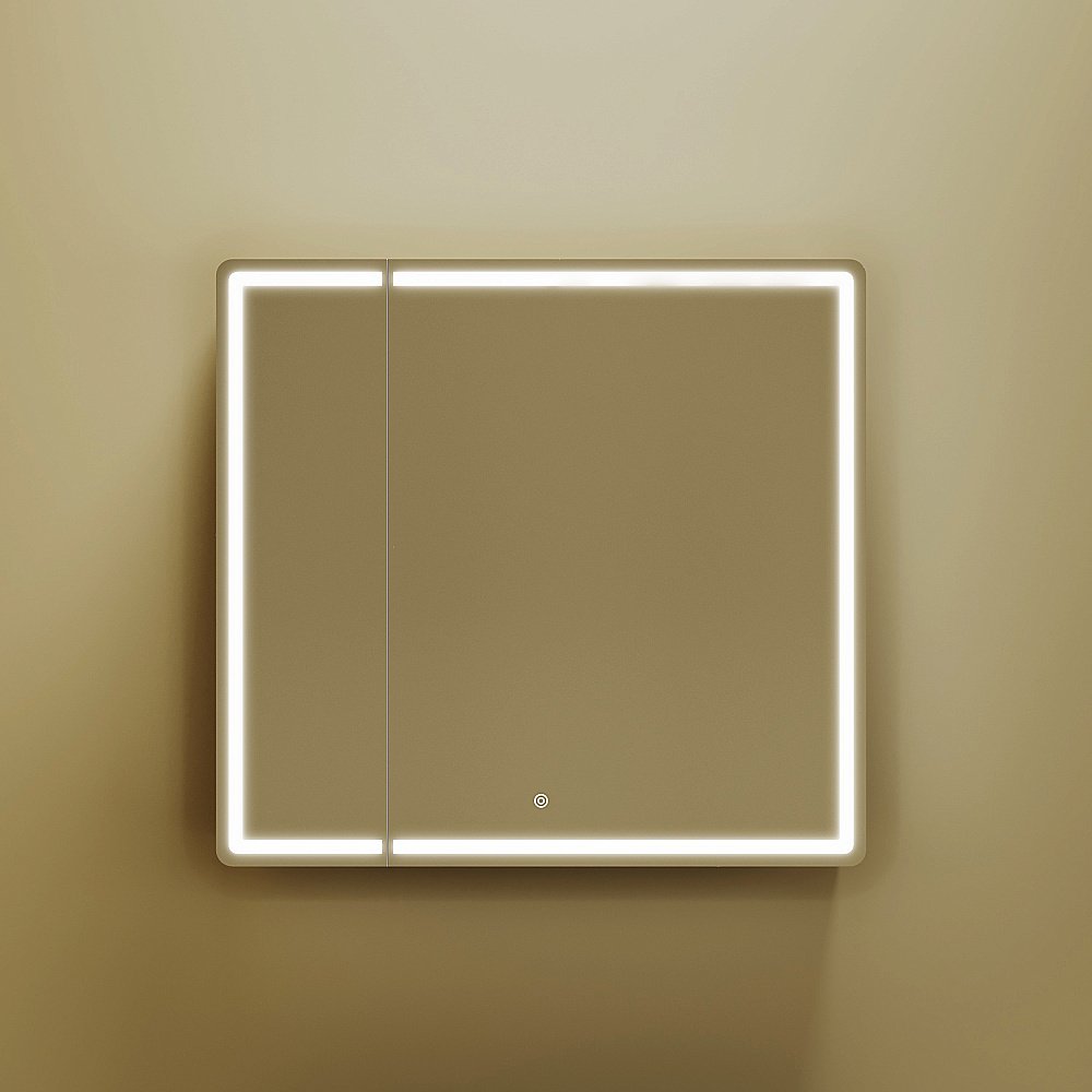 Зеркальный шкаф Sancos Mirror MI80ECH дуб чарльстон купить в интернет-магазине сантехники Sanbest