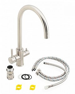 Смеситель для кухни Agger Zest A0700733 никель купить в интернет-магазине сантехники Sanbest