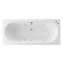 Ванна акриловая EXCELLENT Oceana Slim SOFT WAEX.OCE18S.SOFT.BR 180x80 белая с гидромассажем купить в интернет-магазине Sanbest