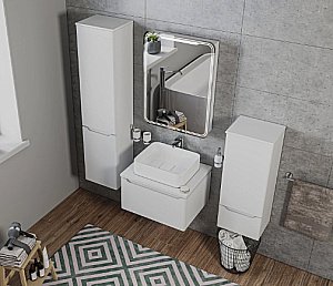 Зеркальный шкаф Mixline Виктория 60х80 белый купить в интернет-магазине сантехники Sanbest