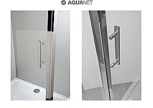 Душевой уголок Aquanet Delta NPE1131 150x80 стекло прозрачное/профиль хром купить в интернет-магазине Sanbest