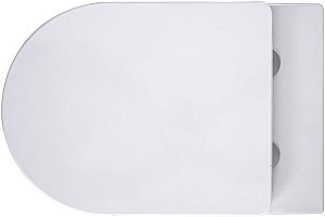 Унитаз приставной Aquanet Rimless Atago 2.0 F LX-1906 с крышкой микролифт, безободковый купить в интернет-магазине Sanbest