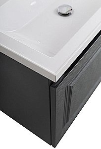 Тумба с раковиной Cezares Giubileo-N 80 GIUBILEO-N-80-1C-SO-TIT-P титан для ванной в интернет-магазине Sanbest