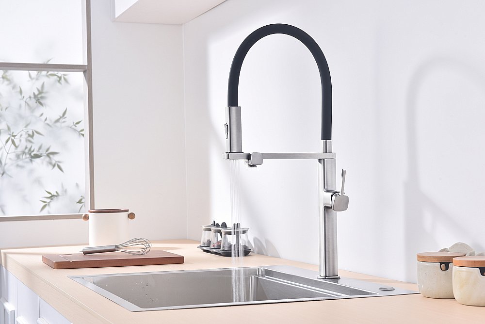 Смеситель для кухни Vincea VKF-119CH хром купить в интернет-магазине сантехники Sanbest