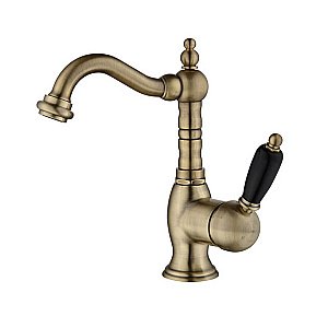 Смеситель для раковины Caprigo Adria Uno Black 02B-524-vot бронза/черный купить в интернет-магазине сантехники Sanbest