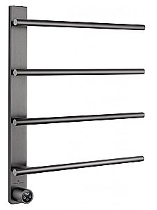 Полотенцесушитель электрический WONZON & WOGHAND NÜRNBERG, Темный графит (WW-AL344-GM) купить в интернет-магазине сантехники Sanbest