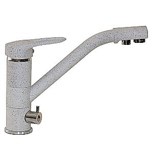 Смеситель для кухни MIXLINE ML-GS05 526210 серый купить в интернет-магазине сантехники Sanbest