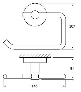 Держатель туалетной бумаги ARTWELLE Harmonie HAR 047 купить в интернет-магазине сантехники Sanbest