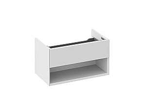 Тумба с раковиной Ravak LITE SD 80 X000001865/XJX01380000 дымчато-серая/раковина без отверстия для ванной в интернет-магазине Sanbest