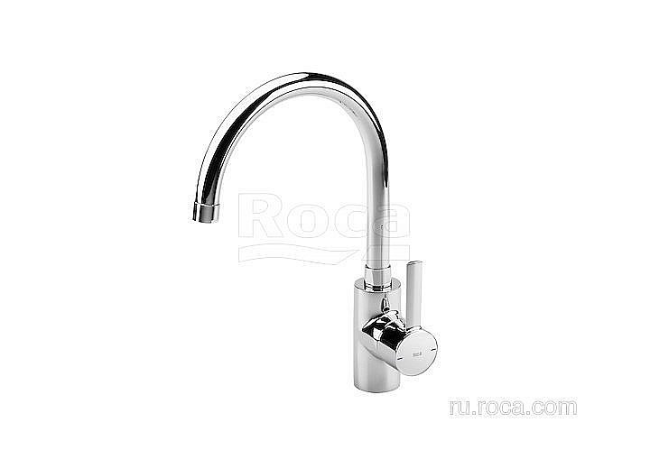 Смеситель для кухни Roca Targa 5A8460C0M купить в интернет-магазине сантехники Sanbest