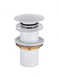 Донный клапан для раковины Allen Brau Priority 5.31024-21 белый матовый купить в интернет-магазине сантехники Sanbest
