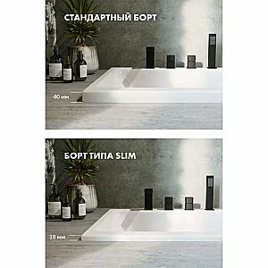Ванна с гидромассажем WhiteCross WAVE SLIM SOFT 170x75 белая/хром купить в интернет-магазине Sanbest