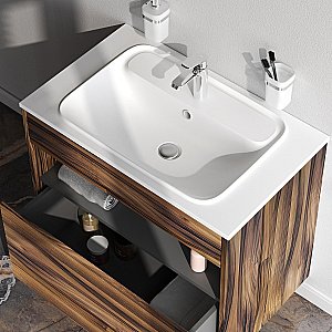 Тумба с раковиной AM.PM Func 80 дуб крафт для ванной в интернет-магазине Sanbest