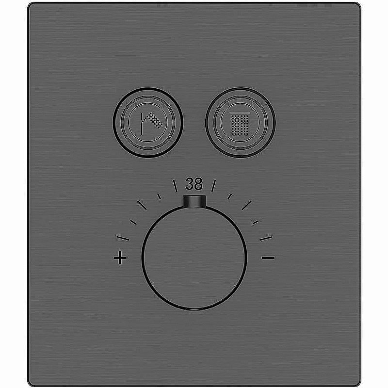 Душевая система Vincea Inspire VSFW-3I21T1GM вороненая сталь купить в интернет-магазине сантехники Sanbest