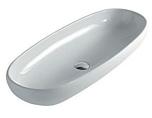 Раковина накладная Galassia Ergo 87 9864 белая купить в интернет-магазине Sanbest