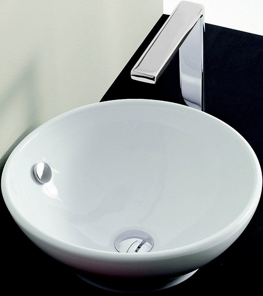 Раковина накладная Artceram Fuori 43 TFL002 01 00 белая купить в интернет-магазине Sanbest