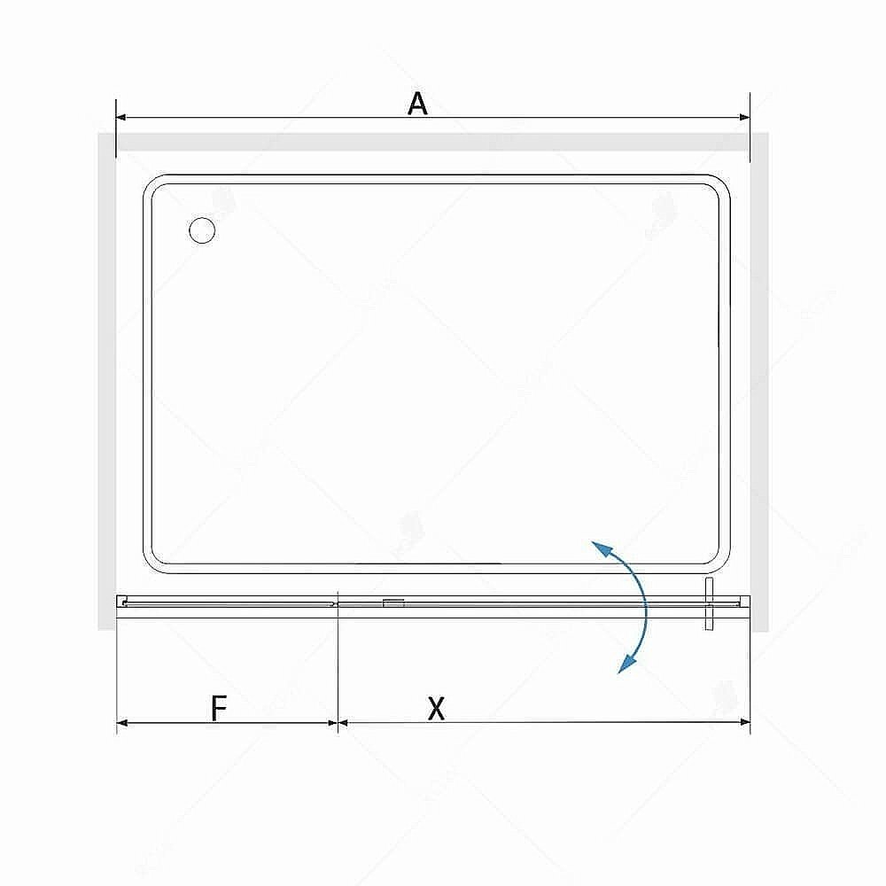 Душевая дверь RGW Stilvoll SV-03 90 купить в интернет-магазине Sanbest