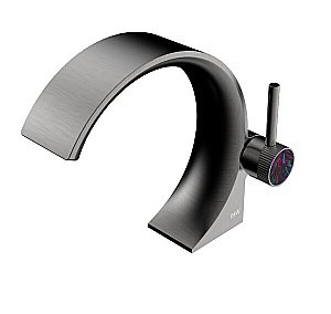 Смеситель для раковины Black&white Gravity GF-7106-GM оружейная сталь матовая купить в интернет-магазине сантехники Sanbest