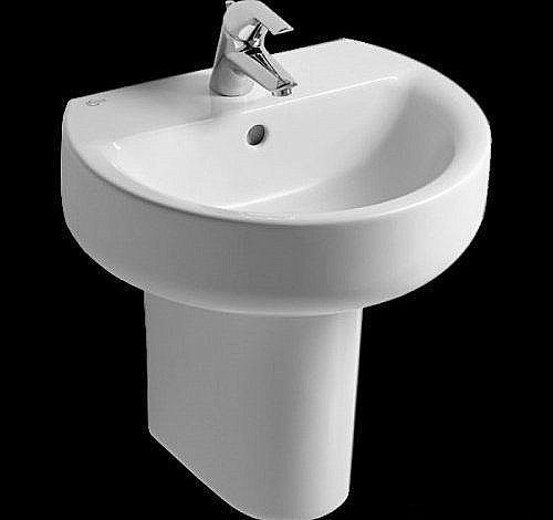 Раковина на полупьедестале Ideal Standard Connect 45 E805701 белая купить в интернет-магазине Sanbest