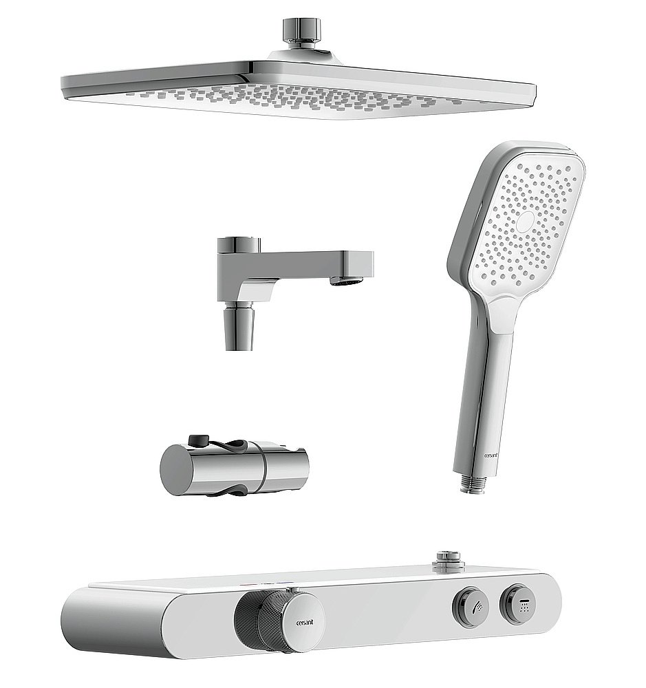 Душевая система Cersanit VIVO 64089 хром купить в интернет-магазине сантехники Sanbest