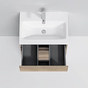 Тумба с раковиной AM.PM Gem S 60 светлый дуб для ванной в интернет-магазине Sanbest