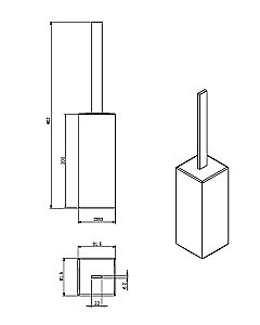 Ершик для туалета Langberger Accessories 11371A купить в интернет-магазине сантехники Sanbest