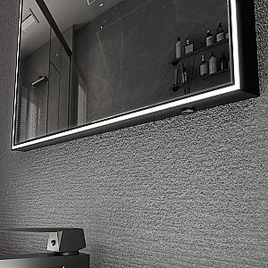 Зеркало ESBANO ES-3803HDB 60 черный матовый в ванную от интернет-магазине сантехники Sanbest