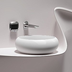 Раковина Ceramica Nova Element 36 CN6050MW белая матовая купить в интернет-магазине Sanbest