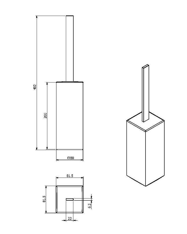 Ершик для туалета Langberger Accessories 11371A купить в интернет-магазине сантехники Sanbest