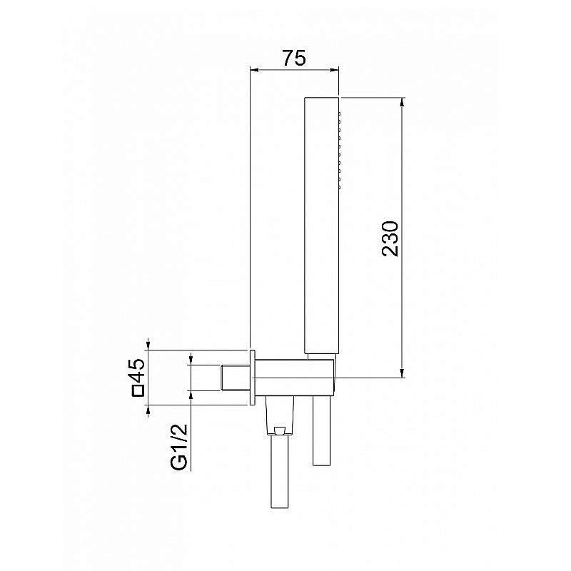 Душевой гарнитур Webert Shower Set AC1045010 золото купить в интернет-магазине сантехники Sanbest