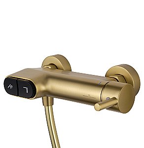 Смеситель для душа с встроенным изливом WONZON & WOGHAND MUSE Corno, Брашированное золото (WW-A30902-BG) купить в интернет-магазине сантехники Sanbest