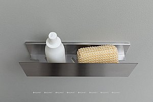 Полка Aquanet Магнум 40х120 334110 сталь брашированная купить в интернет-магазине сантехники Sanbest