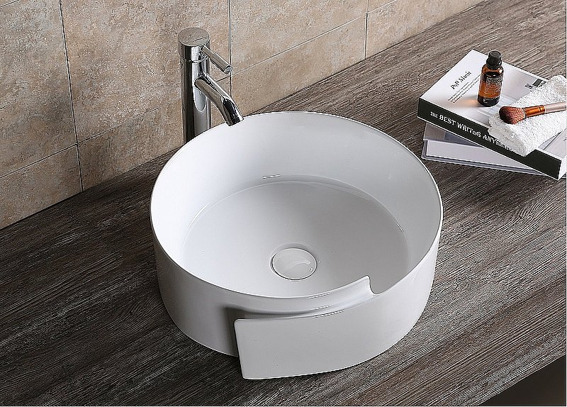 Раковина накладная CeruttiSpa 44 CR0066 белая купить в интернет-магазине Sanbest