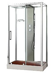 Душевая кабина Acquazzone Helena 120ESL-L без электрики Левосторонная купить в интернет-магазине сантехники Sanbest