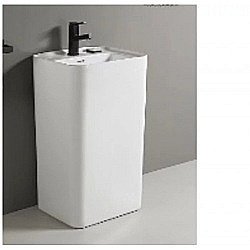 Раковина CeramaLux N 50 B201 белая купить в интернет-магазине Sanbest