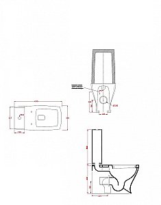 Унитаз напольный Artceram Jazz JZV003 01 00 золото купить в интернет-магазине Sanbest